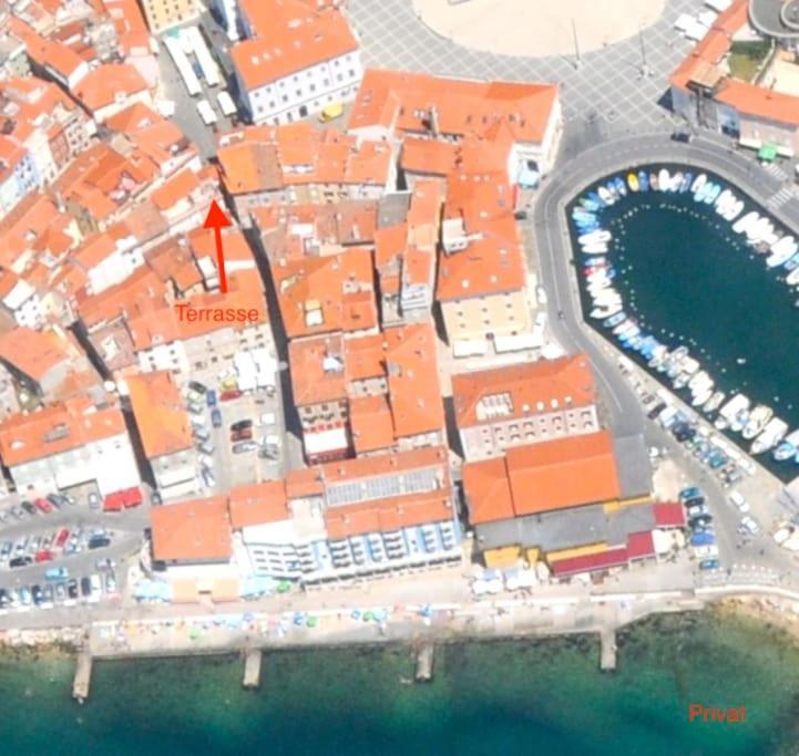 Tartini - Private Roof Terrace - Self Check-In Daire Piran Dış mekan fotoğraf